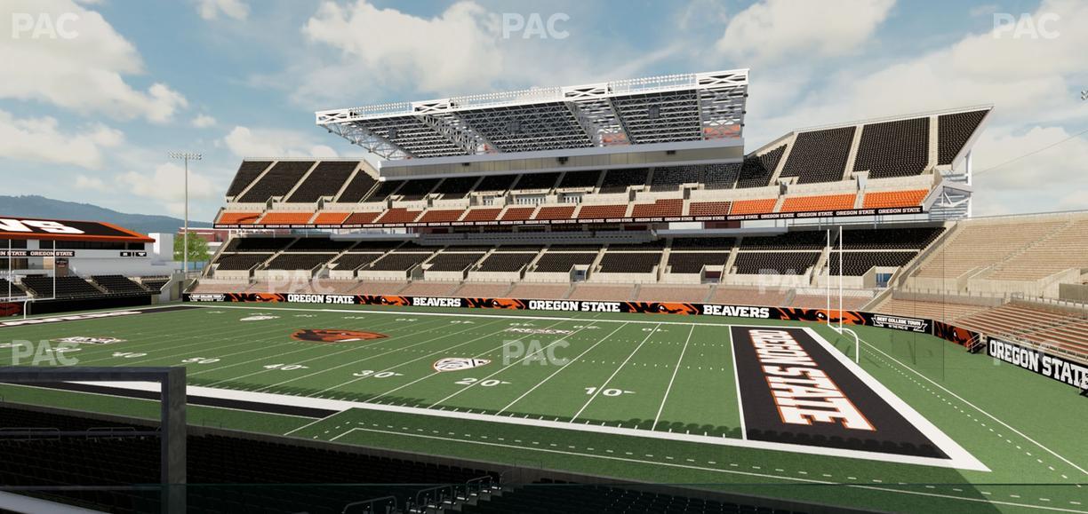 Reser Stadium - Section West Loge 19 Seat View