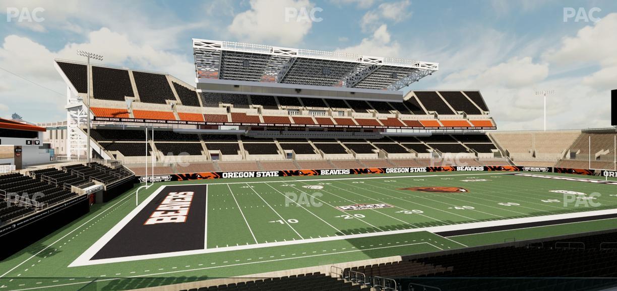 Reser Stadium - Section West Loge 22 Seat View