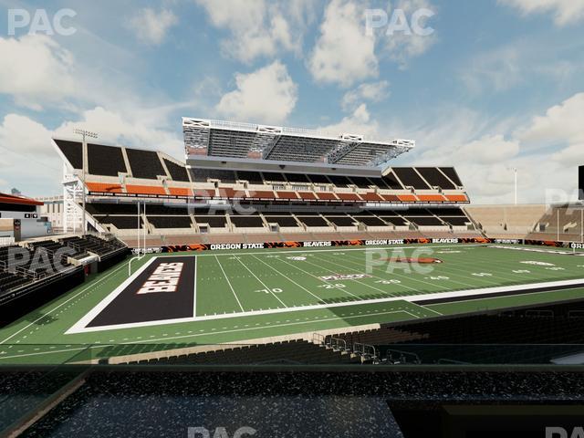 Reser Stadium - Section West Loge 22 Seat View