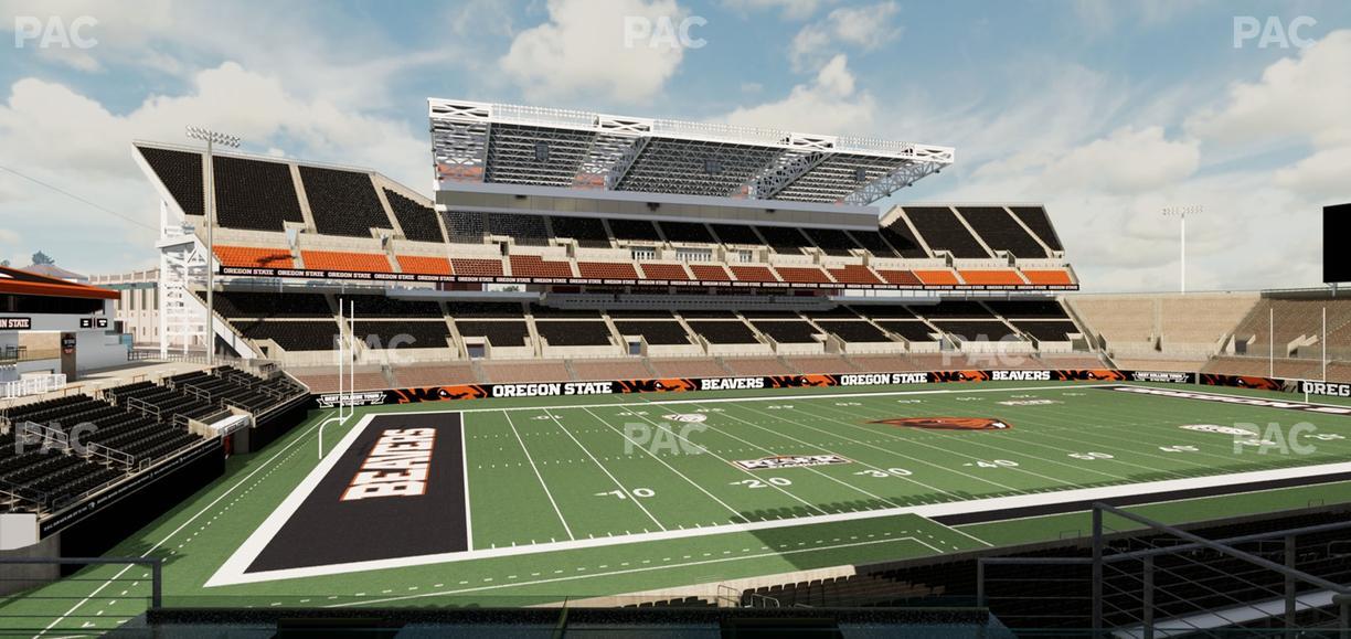 Reser Stadium - Section West Loge 23 Seat View