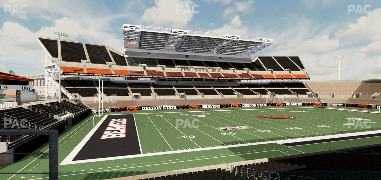 Reser Stadium - Section West Loge 25 Seat View