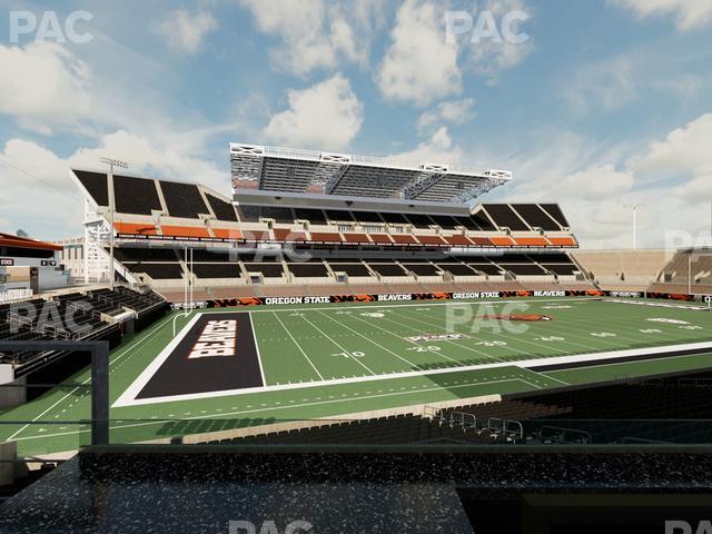 Reser Stadium - Section West Loge 25 Seat View