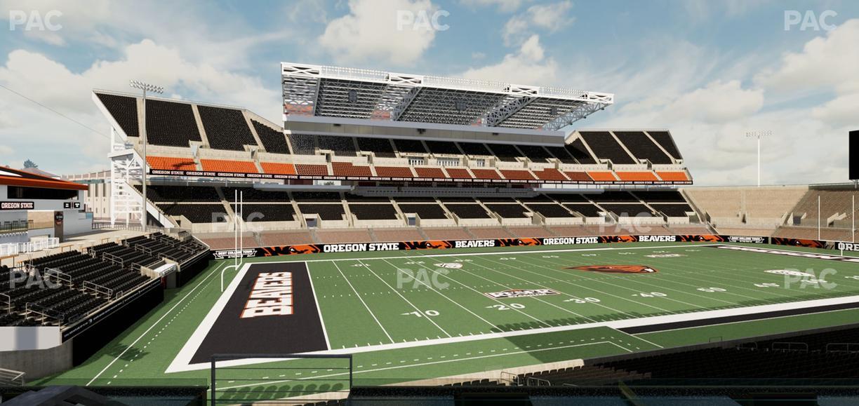 Reser Stadium - Section West Loge 26 Seat View