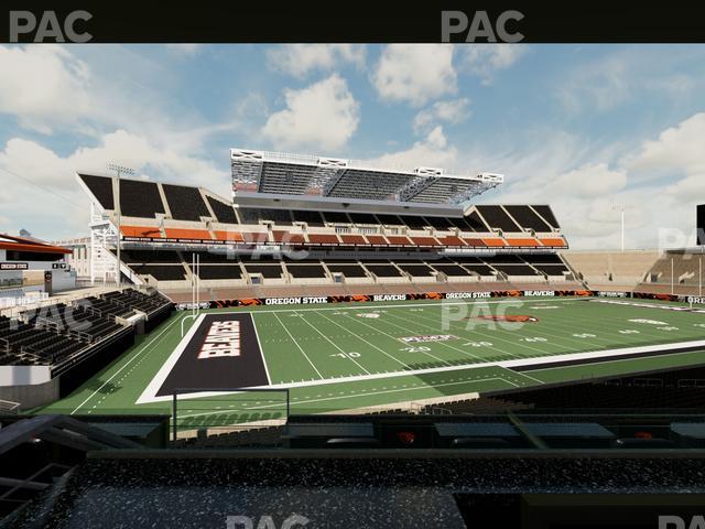 Reser Stadium - Section West Loge 26 Seat View