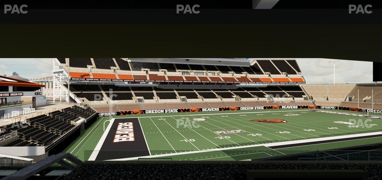 Reser Stadium - Section West Loge 27 Seat View