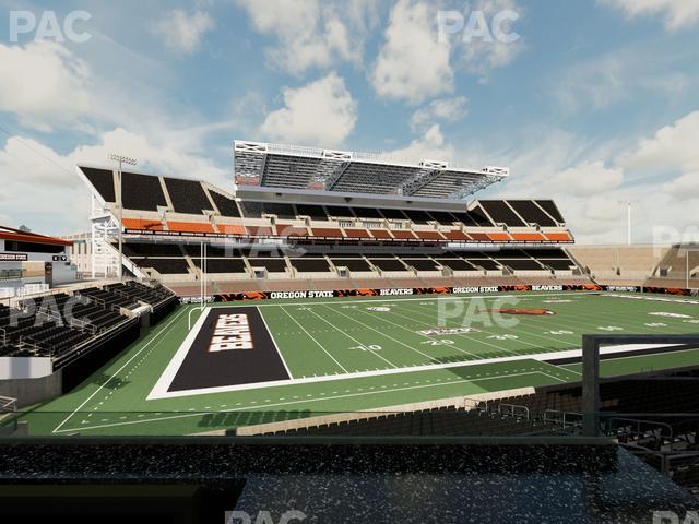 Reser Stadium - Section West Loge 28 Seat View