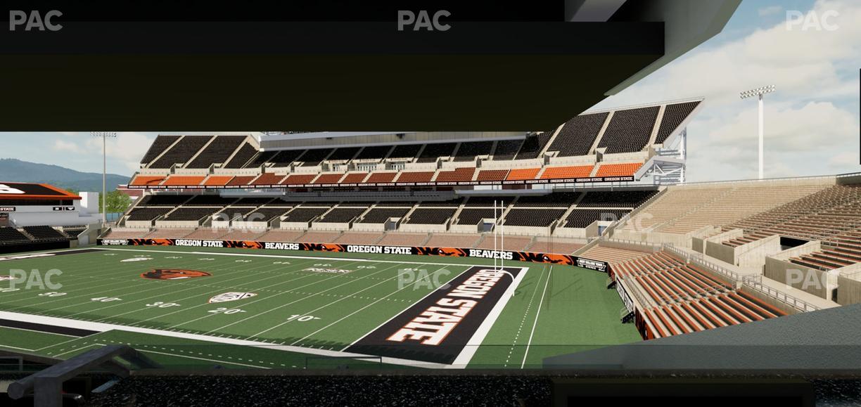 Reser Stadium - Section West Loge 3 Seat View