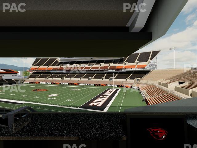 Reser Stadium - Section West Loge 3 Seat View