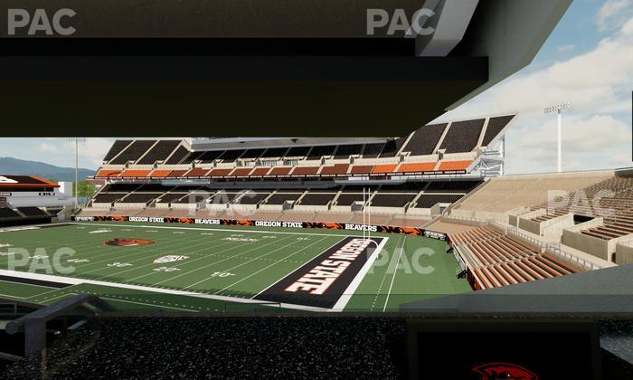 Reser Stadium - Section West Loge 3 Seat View