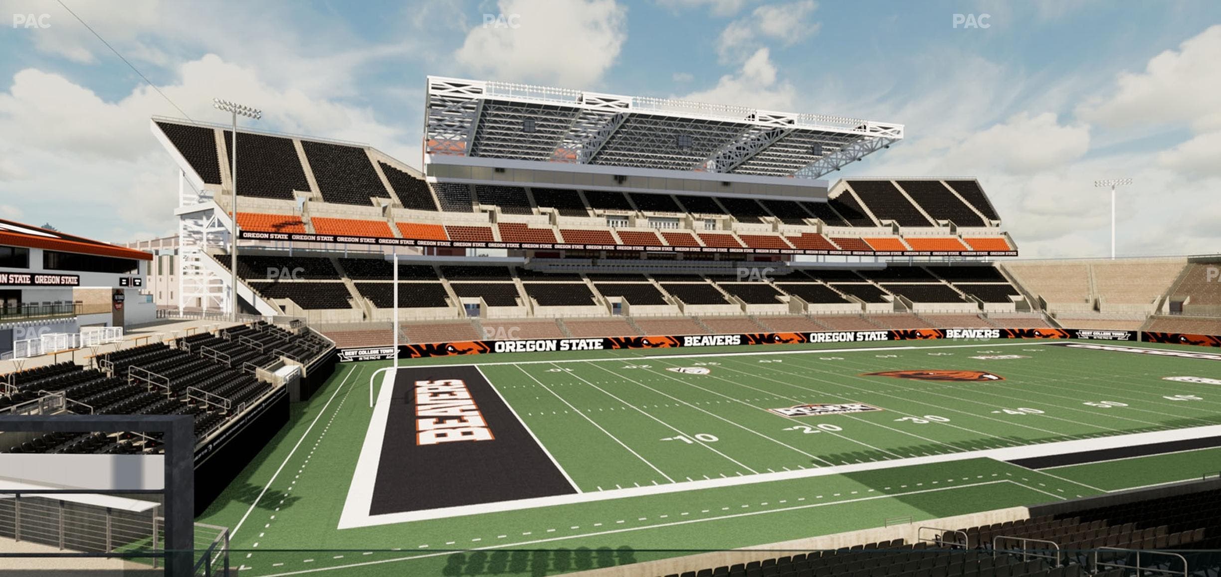 Reser Stadium - Section West Loge 31 Seat View