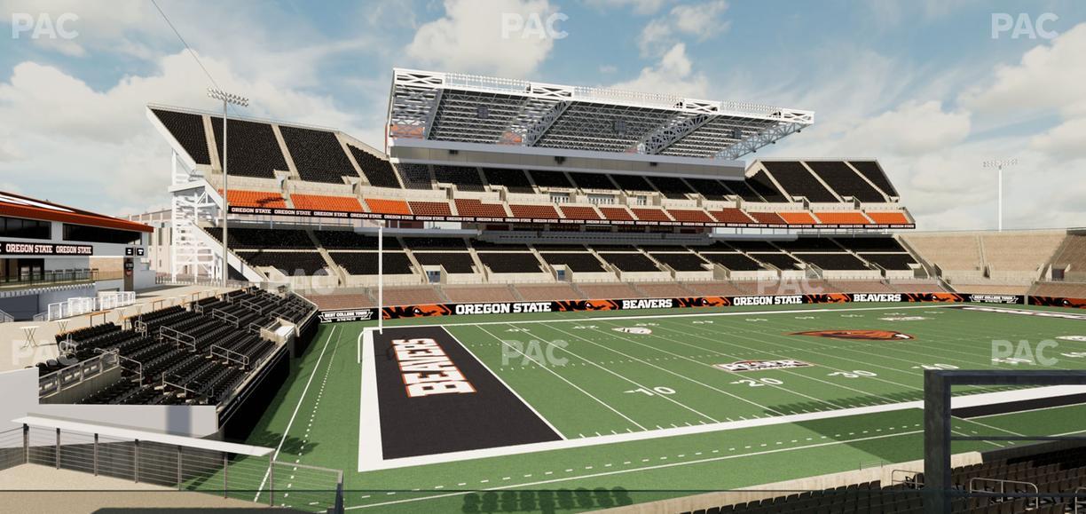 Reser Stadium - Section West Loge 34 Seat View
