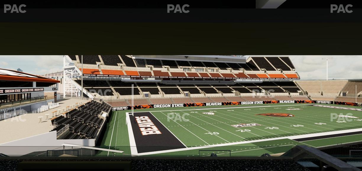 Reser Stadium - Section West Loge 36 Seat View