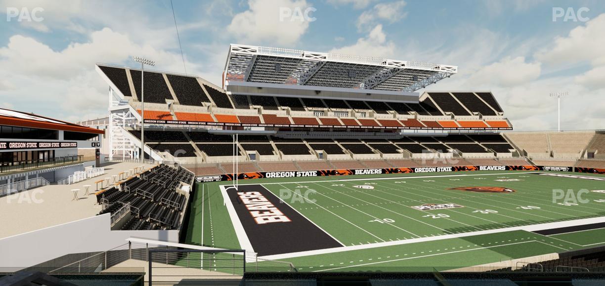 Reser Stadium - Section West Loge 38 Seat View