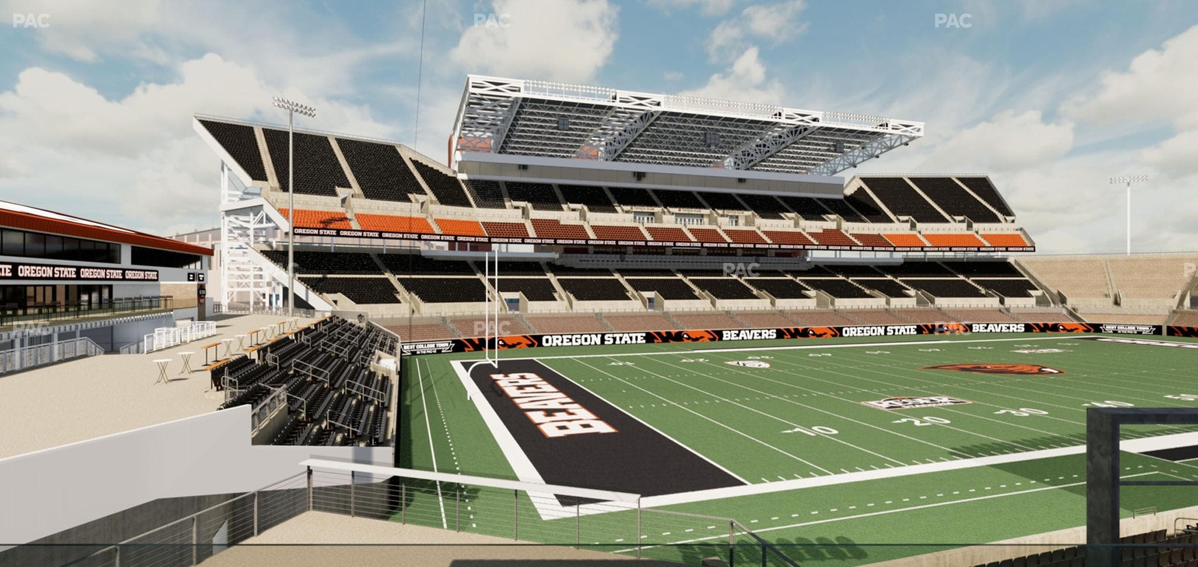 Reser Stadium - Section West Loge 40 Seat View