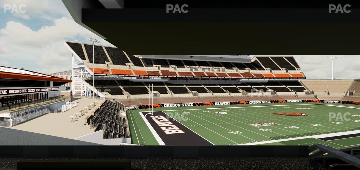 Reser Stadium - Section West Loge 42 Seat View