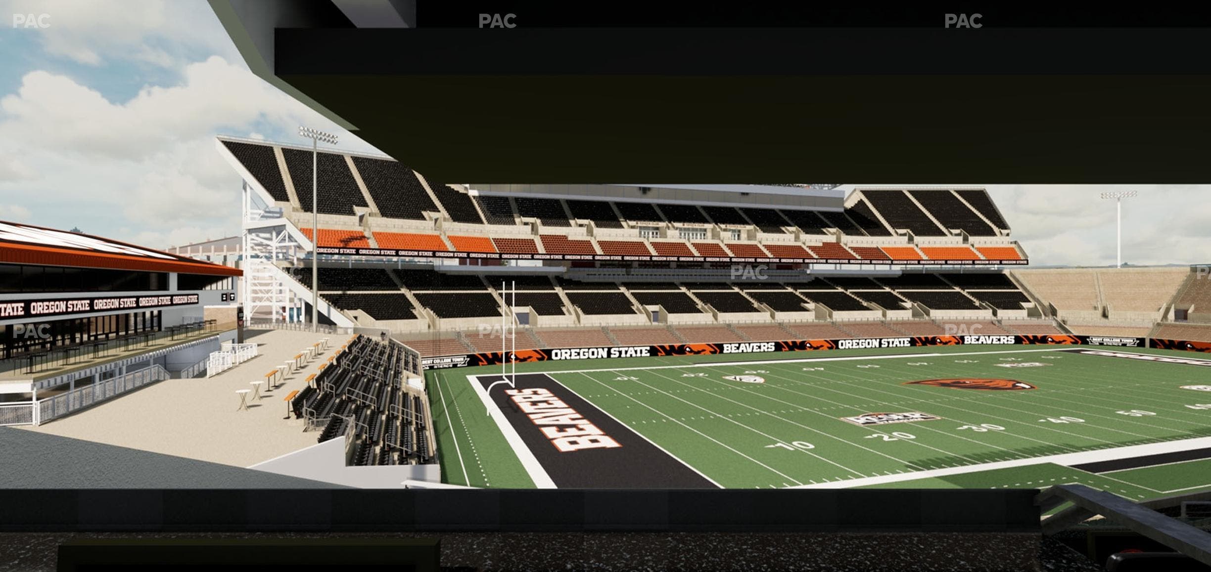 Reser Stadium - Section West Loge 42 Seat View