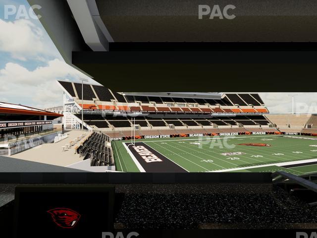 Reser Stadium - Section West Loge 42 Seat View