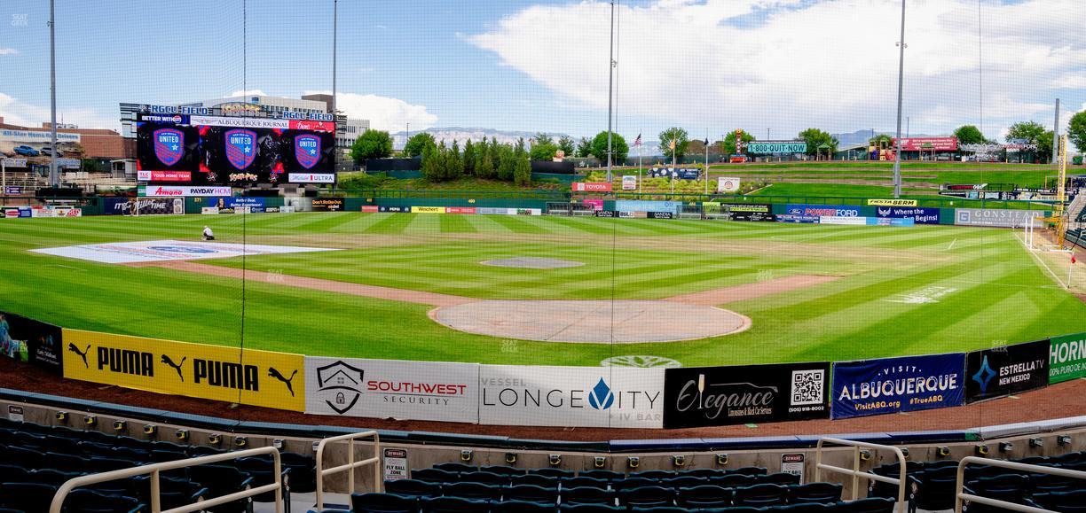 Rio Grande Credit Union Field at Isotopes Park - Section 101 Seat View