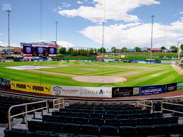 Rio Grande Credit Union Field at Isotopes Park - Section 101 Seat View