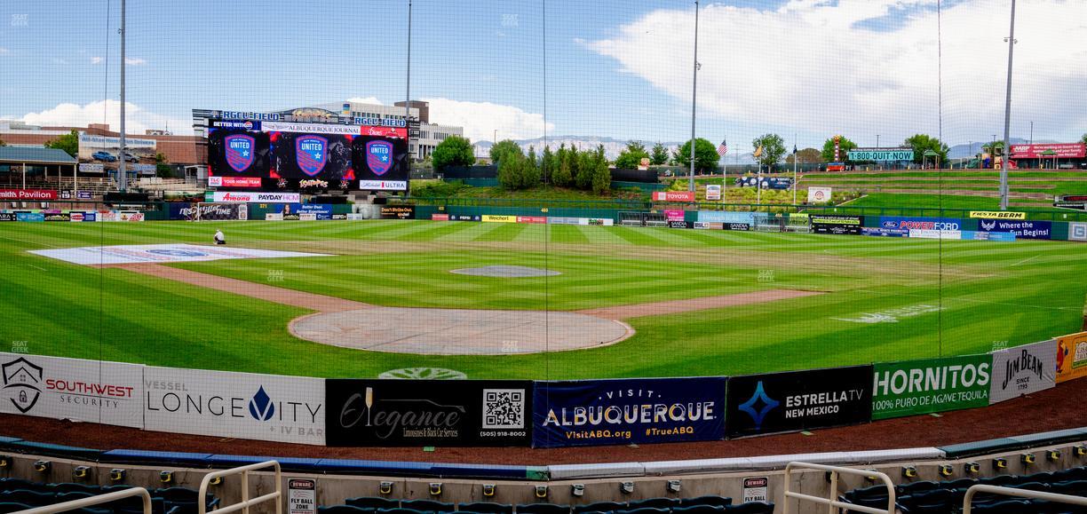 Rio Grande Credit Union Field at Isotopes Park - Section 102 Seat View