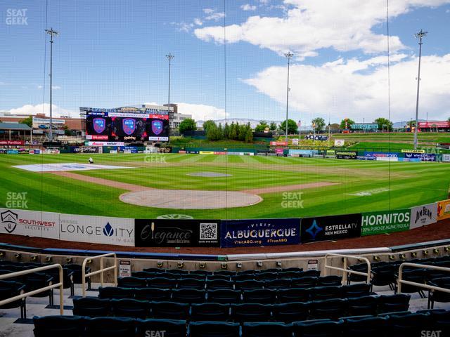 Rio Grande Credit Union Field at Isotopes Park - Section 102 Seat View