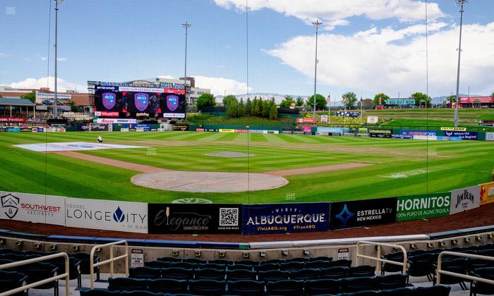 Rio Grande Credit Union Field at Isotopes Park - Section 102 Seat View