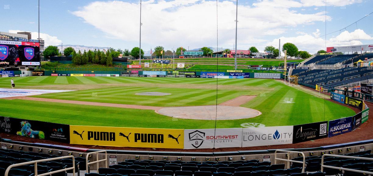 Rio Grande Credit Union Field at Isotopes Park - Section 103 Seat View