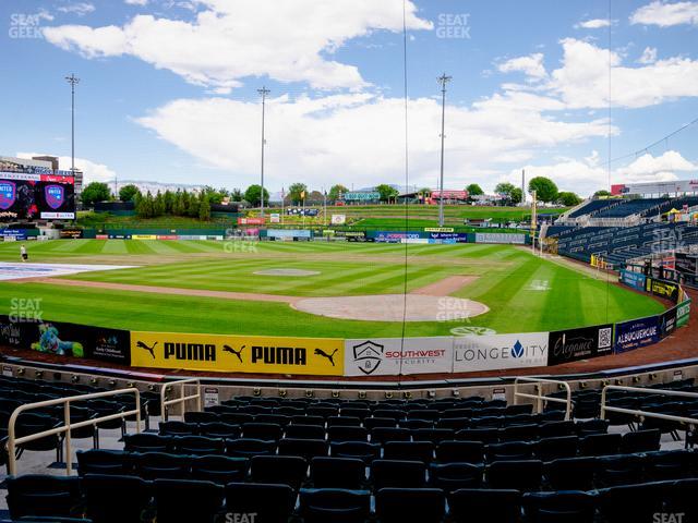 Rio Grande Credit Union Field at Isotopes Park - Section 103 Seat View