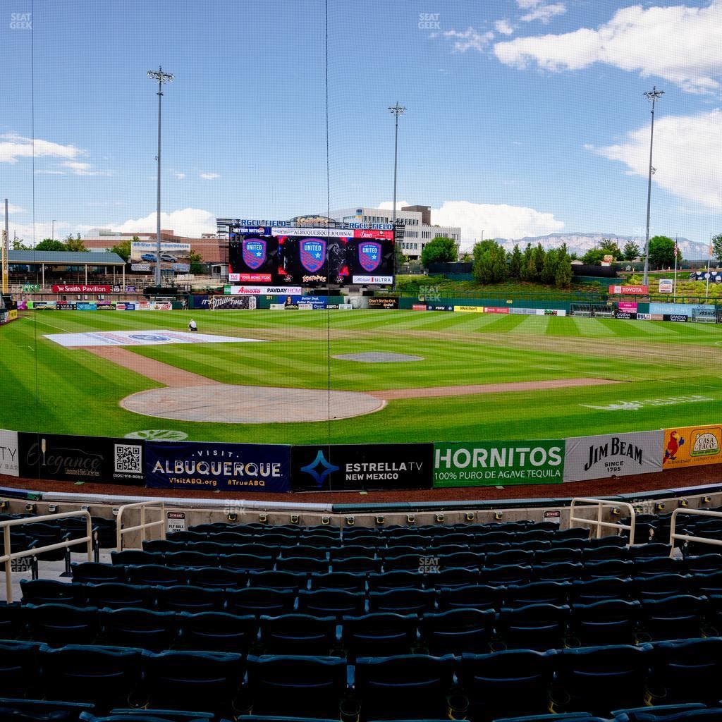 Rio Grande Credit Union Field at Isotopes Park - Section 104 Seat View