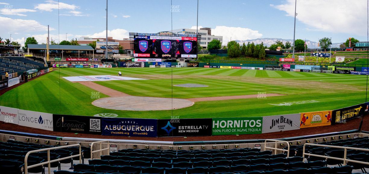 Rio Grande Credit Union Field at Isotopes Park - Section 104 Seat View