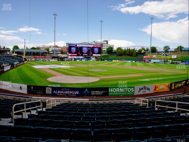 Rio Grande Credit Union Field at Isotopes Park - Section 104 Seat View