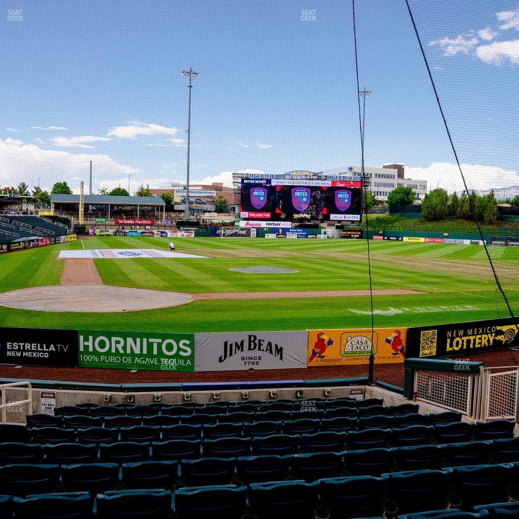 Rio Grande Credit Union Field at Isotopes Park - Section 106 Seat View