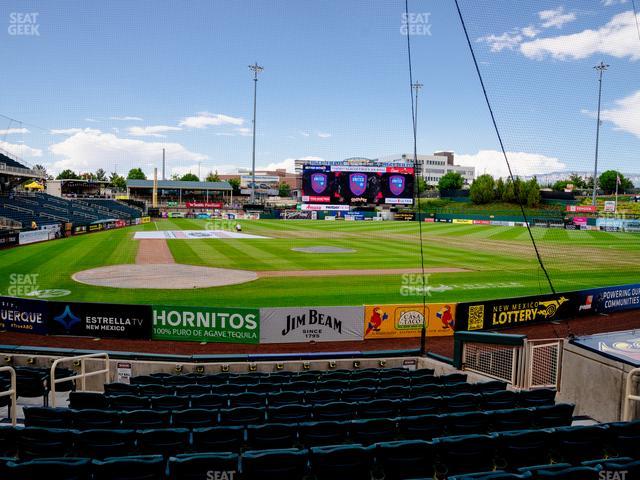 Rio Grande Credit Union Field at Isotopes Park - Section 106 Seat View