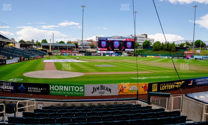Rio Grande Credit Union Field at Isotopes Park - Section 106 Seat View