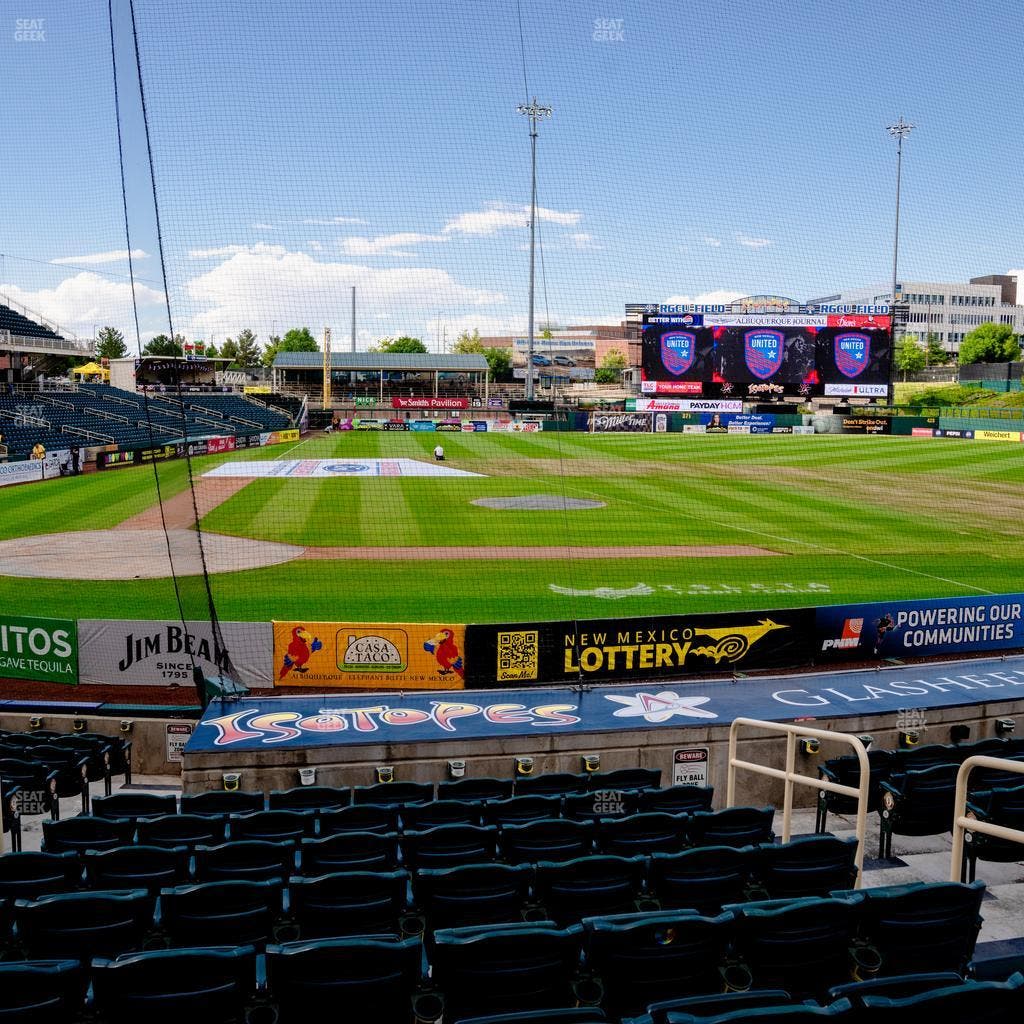 Rio Grande Credit Union Field at Isotopes Park - Section 108 Seat View