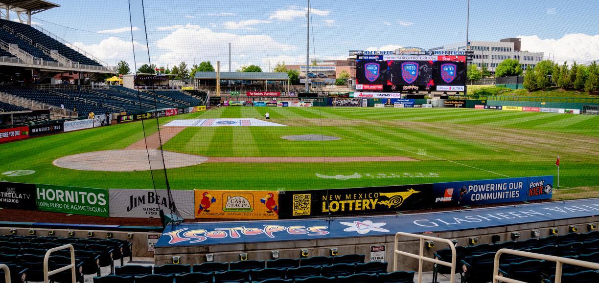 Rio Grande Credit Union Field at Isotopes Park - Section 108 Seat View