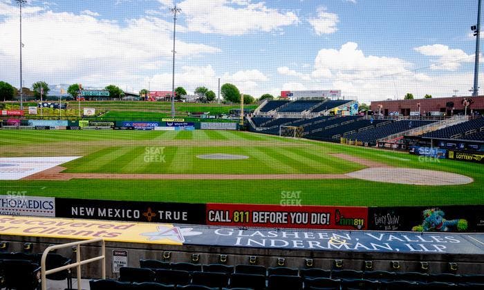 Rio Grande Credit Union Field at Isotopes Park - Section 109 Seat View