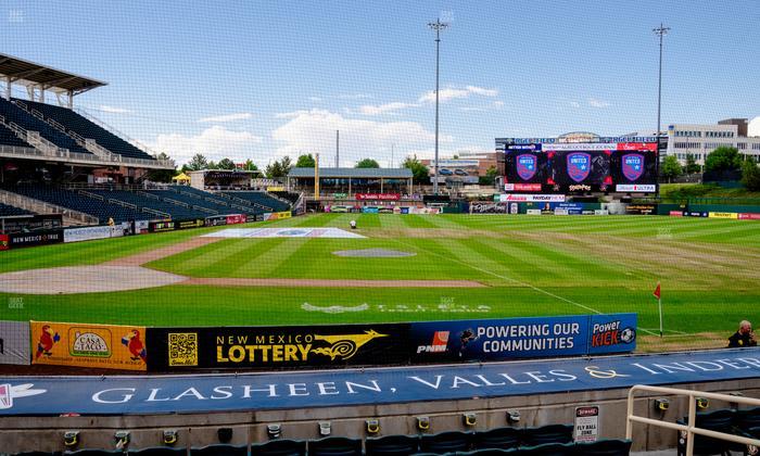 Rio Grande Credit Union Field at Isotopes Park - Section 110 Seat View