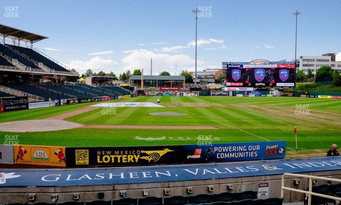 Rio Grande Credit Union Field at Isotopes Park - Section 110 Seat View