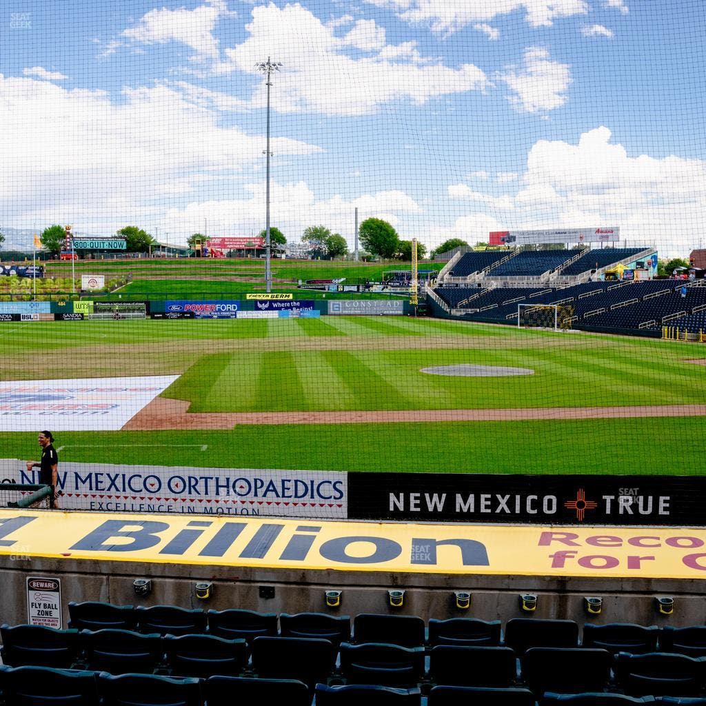 Rio Grande Credit Union Field at Isotopes Park - Section 111 Seat View