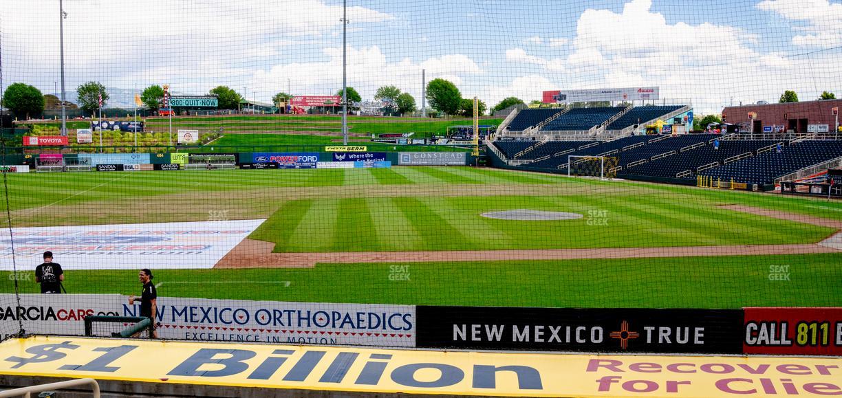 Rio Grande Credit Union Field at Isotopes Park - Section 111 Seat View