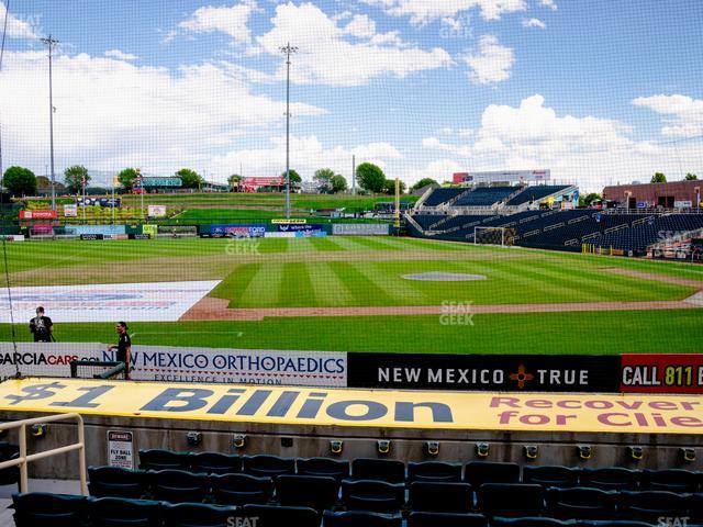 Rio Grande Credit Union Field at Isotopes Park - Section 111 Seat View