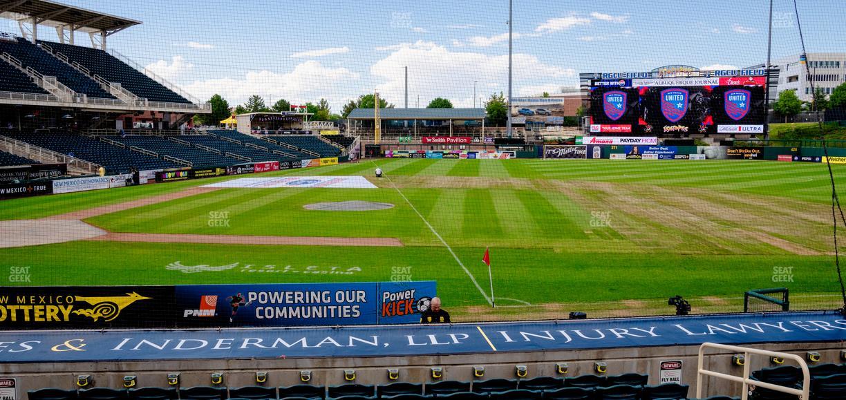 Rio Grande Credit Union Field at Isotopes Park - Section 112 Seat View