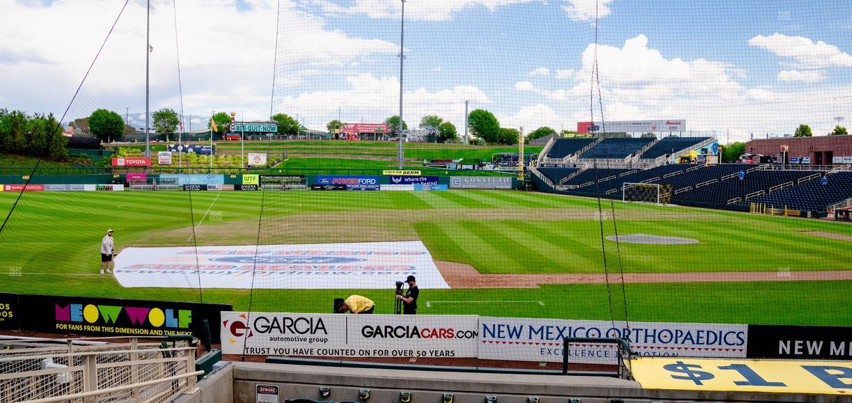 Rio Grande Credit Union Field at Isotopes Park - Section 113 Seat View