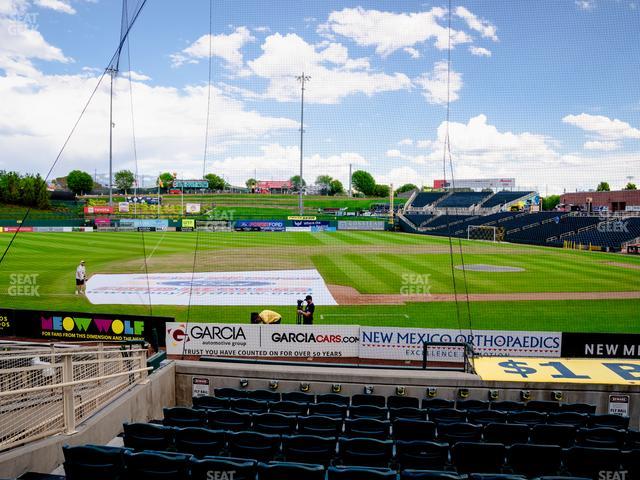 Rio Grande Credit Union Field at Isotopes Park - Section 113 Seat View