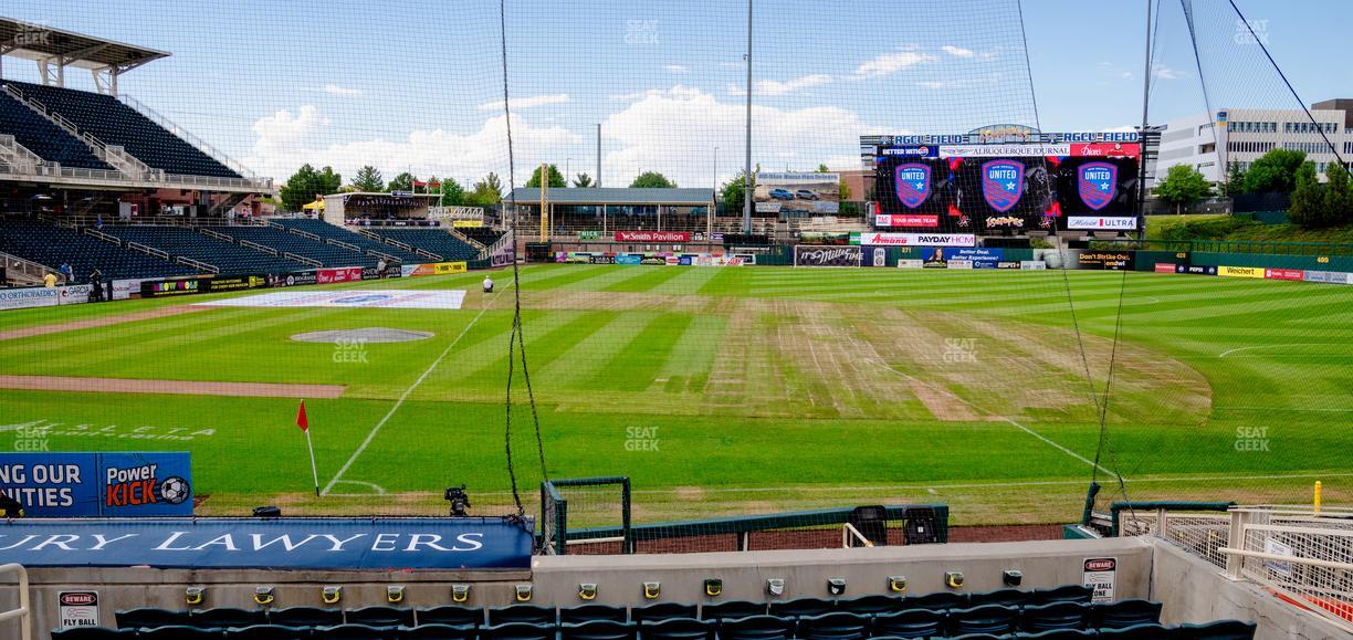 Rio Grande Credit Union Field at Isotopes Park - Section 114 Seat View