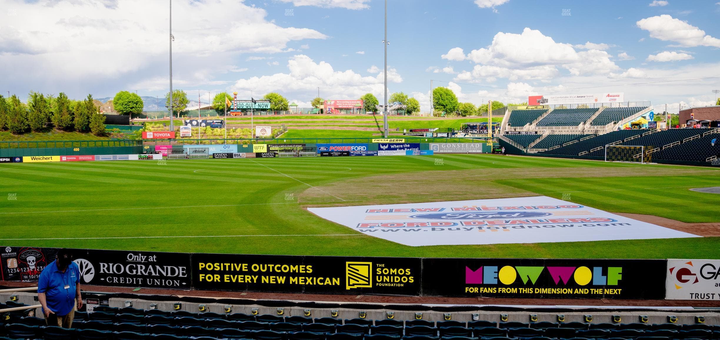 Rio Grande Credit Union Field at Isotopes Park - Section 115 Seat View