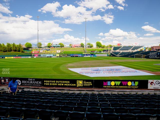 Rio Grande Credit Union Field at Isotopes Park - Section 115 Seat View