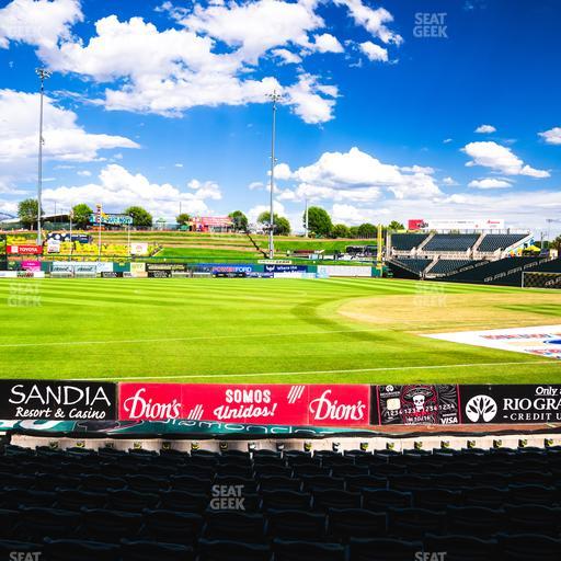 Rio Grande Credit Union Field at Isotopes Park - Section 117 Seat View