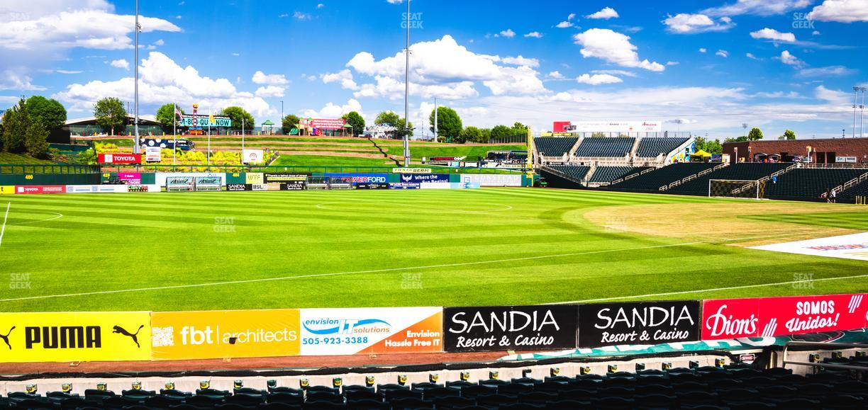 Rio Grande Credit Union Field at Isotopes Park - Section 119 Seat View